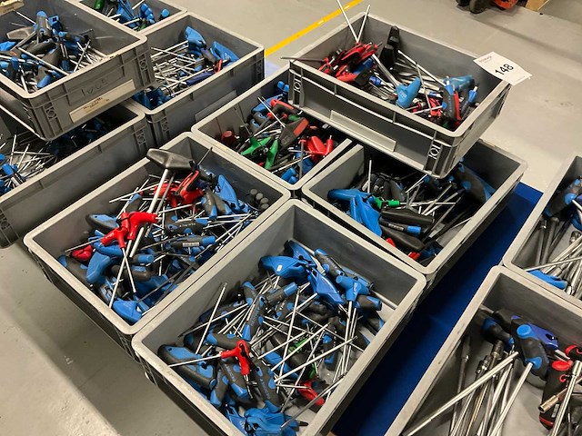 Partij haakse torx-/ inbussleutels - afbeelding 1 van  4