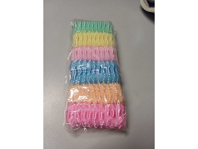 Partij haarfroezel setjes van 6 42 sets - afbeelding 6 van  7