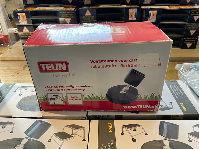 Partij haba instelbare voetjes voor opstappen - afbeelding 6 van  6