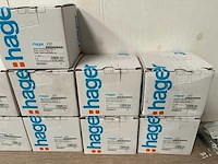 Partij hager installatiemateriaal, ca 54 verpakkingen - afbeelding 3 van  6