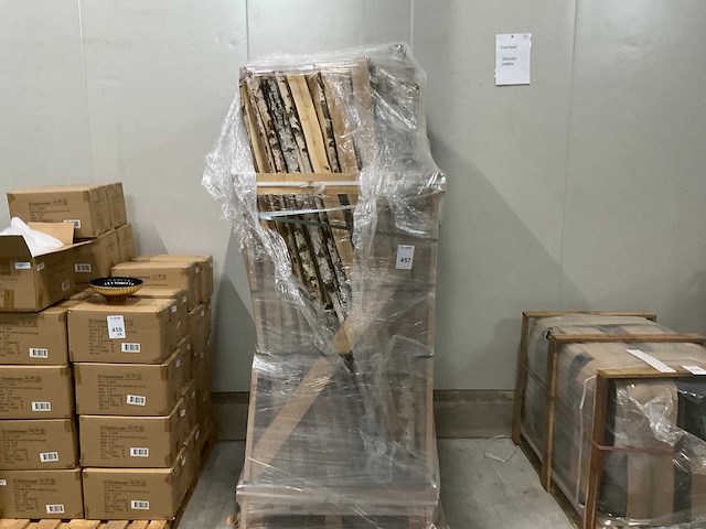 Partij halve berkenstammen - afbeelding 2 van  6