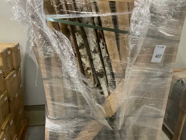 Partij halve berkenstammen - afbeelding 5 van  6