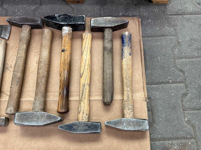 Partij hamers (8x) - afbeelding 1 van  2