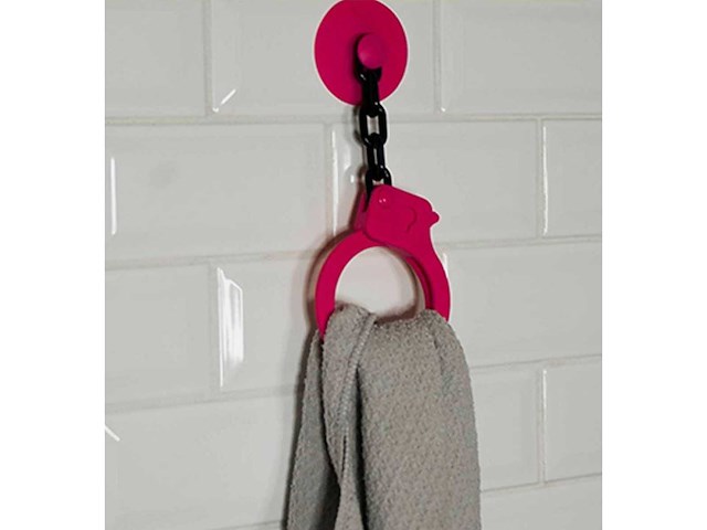 Partij handdoek hangers - roze (240x) - afbeelding 5 van  5