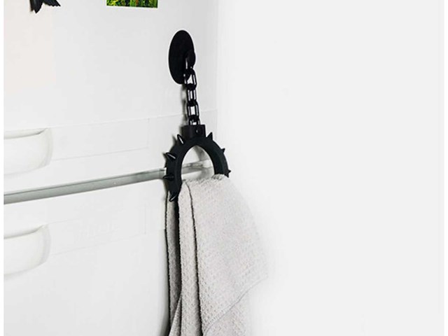 Partij handdoek hangers - zwart (250x) - afbeelding 4 van  5