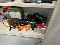Partij handgereedschap en divers met manitan werkplaatskast - afbeelding 4 van  9