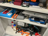 Partij handgereedschap en divers met manitan werkplaatskast - afbeelding 5 van  9