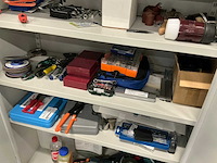 Partij handgereedschap en divers met manitan werkplaatskast - afbeelding 6 van  9