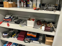Partij handgereedschap en divers met manitan werkplaatskast - afbeelding 7 van  9