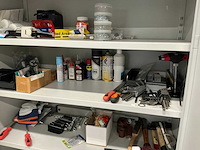 Partij handgereedschap en divers met manitan werkplaatskast - afbeelding 8 van  9