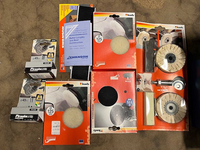 Partij handgereedschap en toebehoren (o.a. piranha, kwb, wolfcraft) - afbeelding 2 van  5