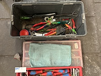 Partij handgereedschap in koffer/krat - afbeelding 1 van  6