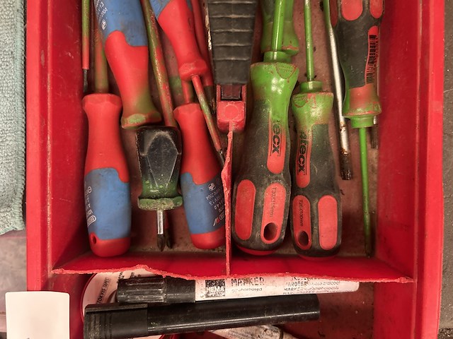 Partij handgereedschap in koffer/krat - afbeelding 4 van  6