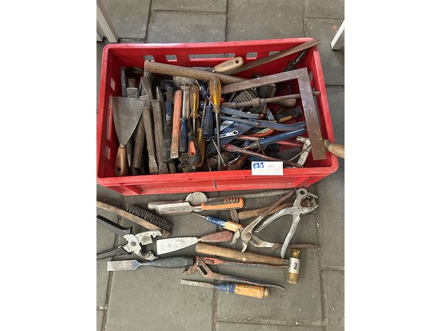 Partij handgereedschap in krat - afbeelding 6 van  6