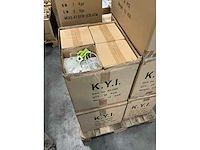 Partij hangende decoratie cactussen 100cm (96x) - afbeelding 3 van  3