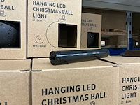 Partij hanging led christmas ball light ø10cm with timer (36x) - afbeelding 2 van  4