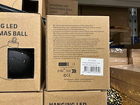 Partij hanging led christmas ball light ø10cm with timer (41x) - afbeelding 4 van  4
