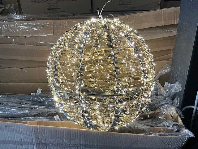 Partij hanging light ball 50cm incl timer (12x) - afbeelding 1 van  4