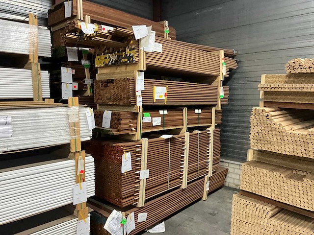 Partij hardhout glaslatten - afbeelding 1 van  9