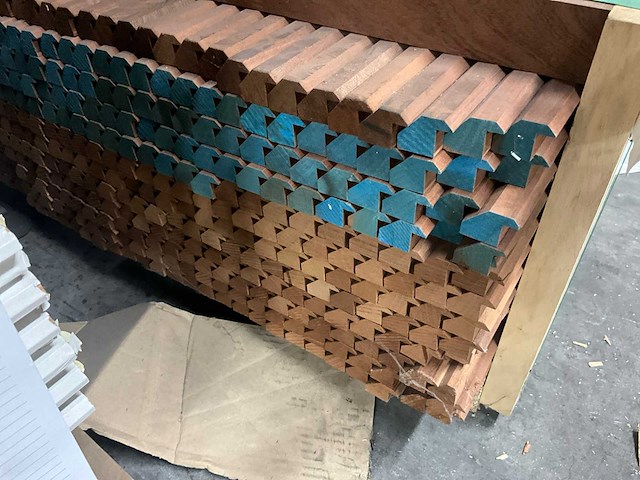 Partij hardhout glaslatten - afbeelding 2 van  9