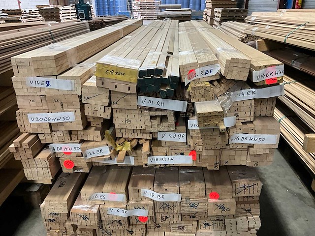 Partij hardhout glaslatten - afbeelding 3 van  15