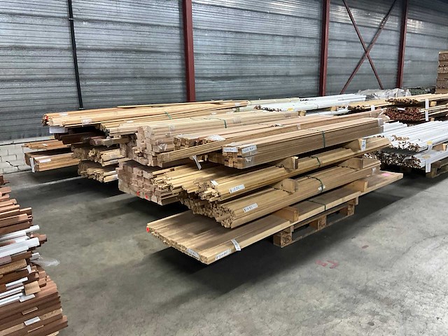 Partij hardhout glaslatten - afbeelding 1 van  15