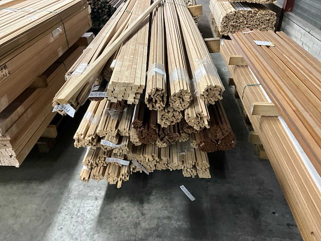 Partij hardhout glaslatten - afbeelding 13 van  15