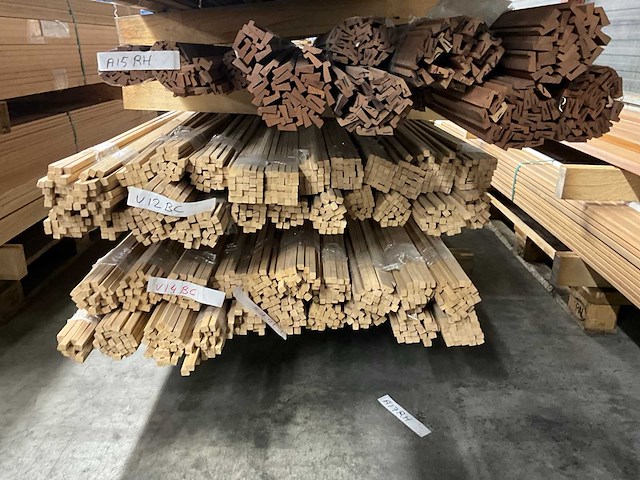 Partij hardhout glaslatten - afbeelding 15 van  15