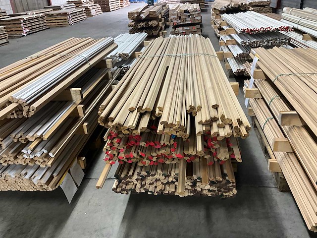 Partij hardhout glaslatten - afbeelding 10 van  11