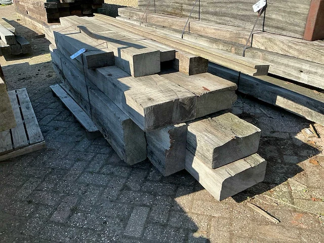 Partij hardhouten balken - afbeelding 2 van  5