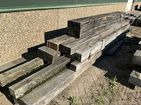 Partij hardhouten balken