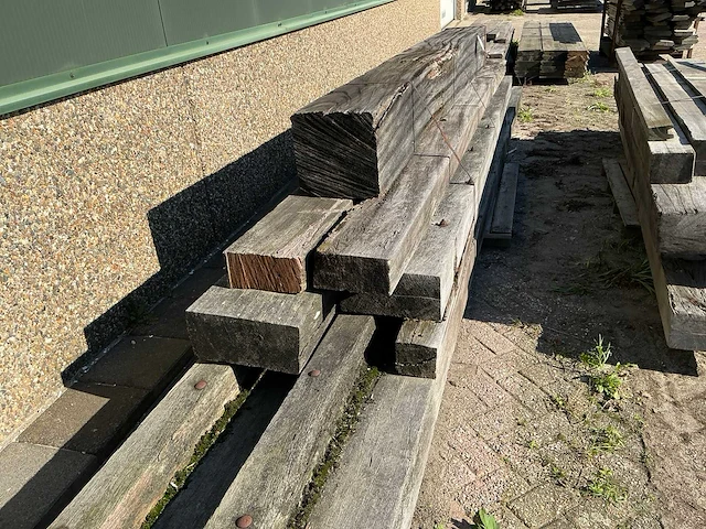Partij hardhouten balken - afbeelding 2 van  4