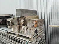 Partij hardhouten damwandplanken en palen - afbeelding 5 van  6
