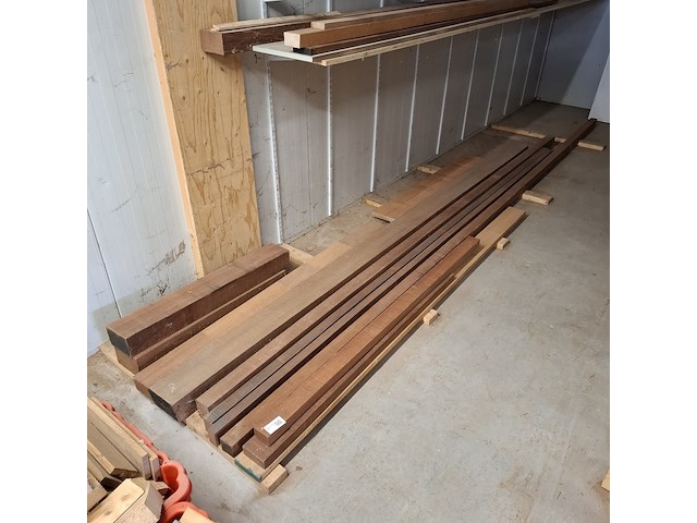 Partij hardhouten meranti - afbeelding 2 van  8