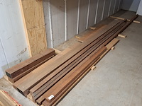 Partij hardhouten meranti - afbeelding 2 van  8