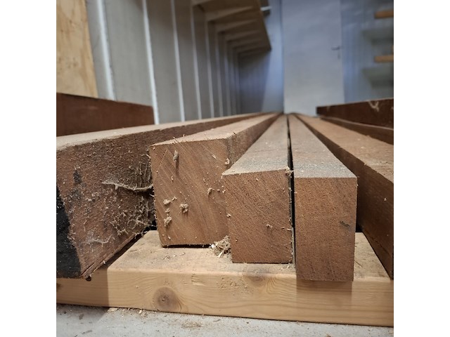 Partij hardhouten meranti - afbeelding 7 van  8