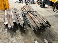 Partij hardhouten palen - afbeelding 3 van  3