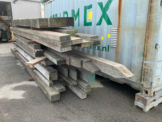 Partij hardhouten palen - afbeelding 7 van  12