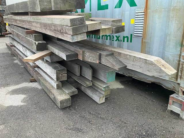 Partij hardhouten palen - afbeelding 10 van  12