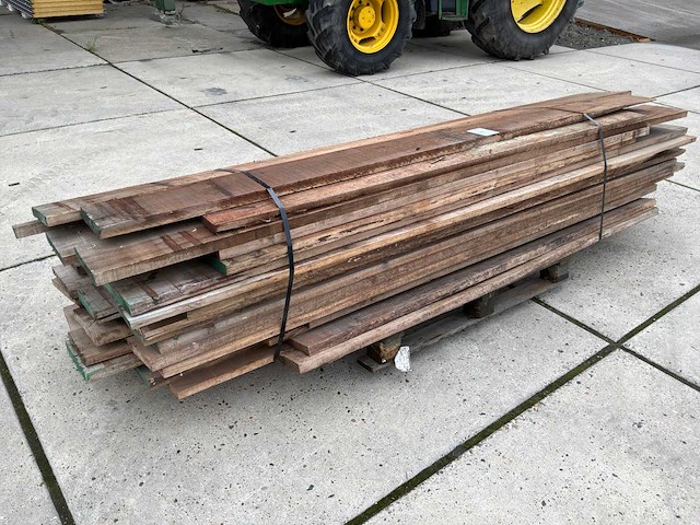 Partij hardhouten planken - afbeelding 1 van  8
