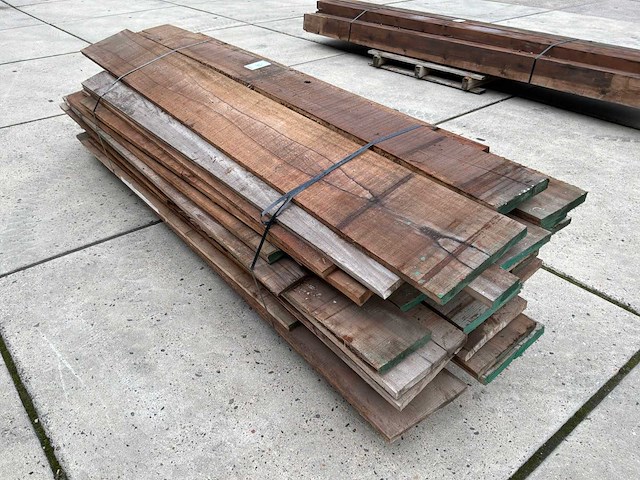 Partij hardhouten planken - afbeelding 2 van  8