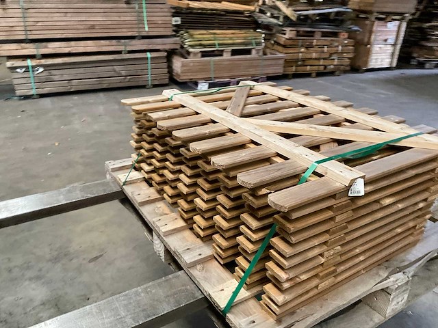 Partij hardhouten poorten 100x60 cm - afbeelding 7 van  9