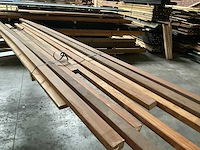 Partij hardhouten regels - 300-500x6x4,5 cm - afbeelding 2 van  2