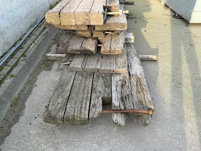 Partij hardhouten schotten - afbeelding 3 van  5