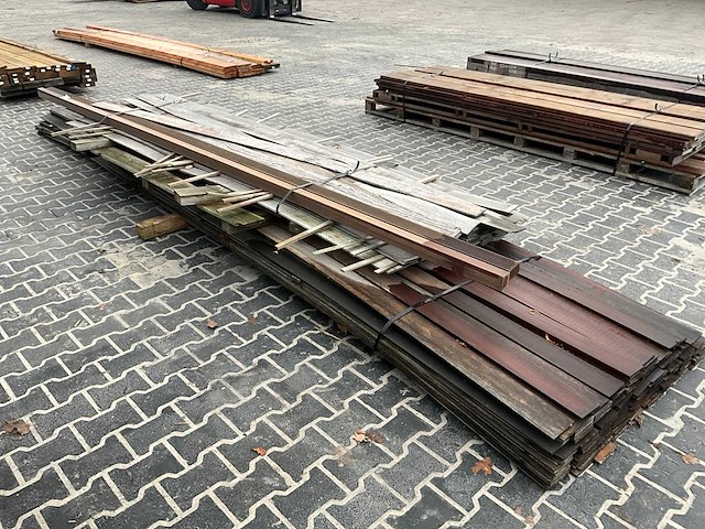 Partij hardhouten strips - afbeelding 3 van  7