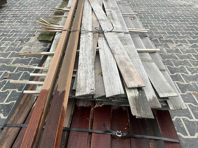 Partij hardhouten strips - afbeelding 5 van  7