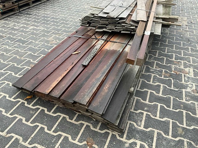 Partij hardhouten strips - afbeelding 7 van  7