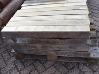 Partij hardhouten vijzelblokken - 32 stuks - afbeelding 3 van  3