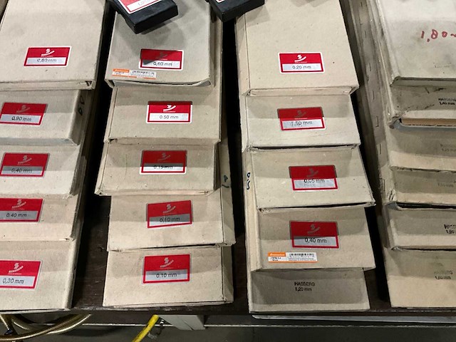 Partij hasberg gekalibreerde onderlegplaten - afbeelding 3 van  6