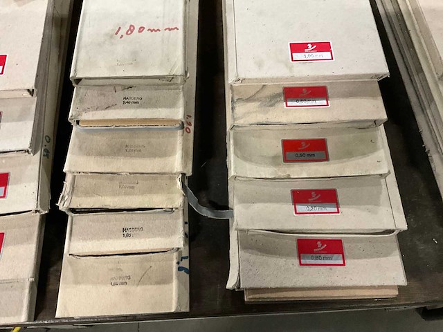 Partij hasberg gekalibreerde onderlegplaten - afbeelding 4 van  6